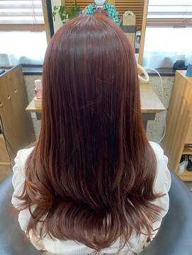 ヘアリゾート粋 トゥジュ 池袋東口店(tujuh) 艶髪レイヤーカット/バイオレットブラウン