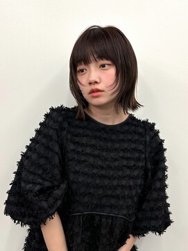 ガーデンタチカワネクスト(garden tachikawa next) 顔まわりレイヤーボブデザインカット