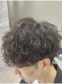 爽やか好印象メンズ波巻きパーマ