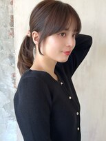 アフロート ルヴア(AFLOAT RUVUA)&nbsp;あむstyle 小顔なお顔周りがかわいい韓国ヘア20代30代レイヤー
