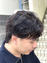 コス(COS)&nbsp;毛流れセンターパートパーマ/メンズ/毛流れパーマ
