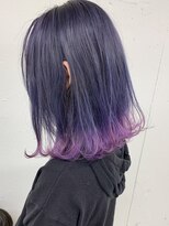 リヴ オオサカ(LIV OSAKA)&nbsp;【 LIV OSAKA 】ブルーラベンダー_裾カラー_カシス