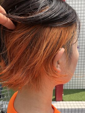 ヘス(HES) オレンジのインナーカラー