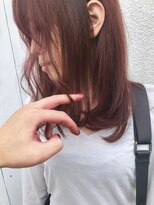 ベニス(VENICE)&nbsp;ゆるピンクブラウンセミロング