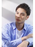 爽やかアップバングショート