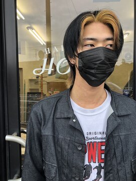 ヘアショップ ホップエム(HAIR SHOP HOP M) バングカラー