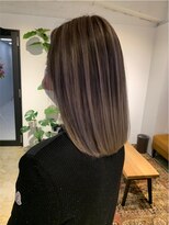 メリー オオサカ(Merly Osaka)&nbsp;ブラウンベージュカラー_中明度バレイヤージュ_