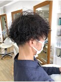 MEN'S HAIR  センターパート　サイドパート　韓国マッシュ