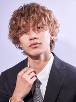 ゴールドシブヤ(GOALD SHIBUYA)&nbsp;ミディアムプードルマッシュ　メンズパーマツイストスパイラル