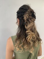 ハートボックス 四谷店(Heart box) ハーフアップスタイル