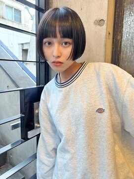 ミンクス 青山店(MINX) 重めの前上がりボブ
