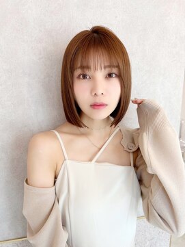 シーシンジュク 新宿南口(Sea shinjuku) 韓国風前髪×ショコラアッシュ【新宿/髪質改善/ふんわりカール】