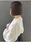 【nobuyo】mini bob × Olive beige