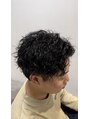 パティオン(PATIONN) ツイストスパイラルパーマ+アップバングオシャレ感と清潔感◎