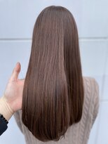 ヘアルーム モア(hair room More)&nbsp;20代女性　ブラウンベージュ