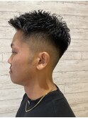 20代30代40代大人ハンサムフェードクロップショート