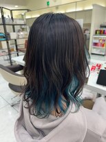 プールドゥマン 屯田(POUR DEMAIN)&nbsp;インナーカラーブルー