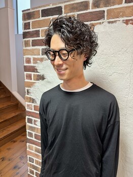 クラッチ (Klutch)の写真/【正木】メンズパーマはお任せ！再現性高いカットで朝のセットも楽々に♪メンズ限定クーポン有◎