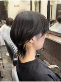 ミディアムウルフカット（20代）