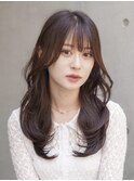 大人レイヤー/韓国風/ニュアンスカラー/似合わせカット