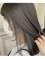 ヘアーエスクールフェイス(hair S. COEUR face) 透明感暗髪/オリーブベージュ/２０代