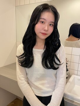 チーカ(chica) 透け感グレーブラック