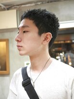サンアタゴノット(san.atagonot)&nbsp;ハサミで作る坊主スタイル/メンズカット/メンズベリーショート