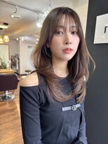 リコバイアフロート(riko by afloat)&nbsp;レイヤーカット吉祥寺韓国オリーブベージュ