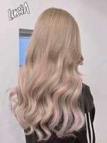 ルシア 京都四条河原町烏丸(LuciA) 【レミー100%/54cm】シールエクステ×ミルクティーカラー