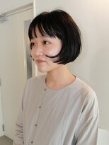 トッド(tod)&nbsp;ボブ/カールヘア/暗髪/黒髪/前髪有り/大人ボブ/20代/30代/美髪