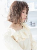 ★くすみベージュデジタルパーマ波巻きボブパーマ20代30代★1