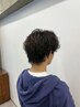 【メンズ限定】メンズカット+選べるパーマ+炭酸SP