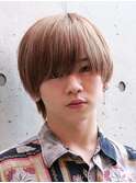 シースルーマッシュブリーチダブルカラーフェイスフレーミング