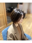 MISAKI×透け感ショート