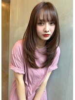 ブラン 天王寺(Blanc)&nbsp;【Blanc】レイヤーカット＿透明感カラー＿小顔バング