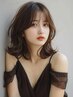 似合わせ小顔Cut+前髪パーマ+選べるオリジナルケア ¥7980【西梅田/北新地】
