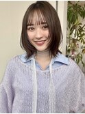 【MINX】くびれヘア＋くすみベージュハイライトカラー_渋谷
