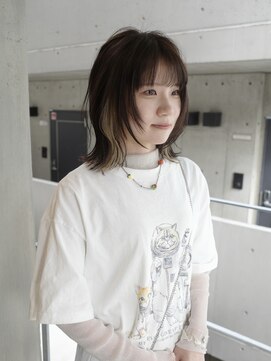 ニカバイカルマ(nica by carma) インナーカラーとレイヤーボブ