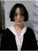 前上がりボブ