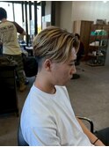 アップバングセンターパートツイストスパイラルバレイヤージュ