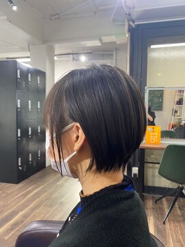 ワンクリエーション(ONEcreation) アンブレラカラー前髪クールショートイメチェン