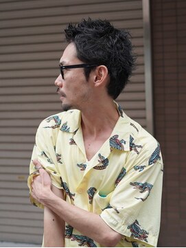 クオル キャスト 神戸三宮(QOL×cast) ベリーショートパーマメンズ