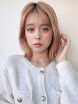 カバーヘア ブリス 大宮西口(COVER HAIR bliss)&nbsp;ダブルカラー/ピンクベージュ/くびれミディ/春カラー/小顔p大宮