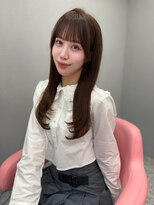 ボタン シブヤ(VOTAN SHIBUYA)&nbsp;春ベージュ/韓国ヘア/渋谷/レイヤー/顔まわり/前髪