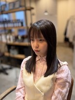 アメイロ(ameiro)&nbsp;ミディアムストレート×黒髪♪髪質改善ヘアエステ