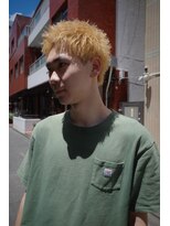 ディスデイバイネルケ 立川(Thisday by nelke)&nbsp;立川ハイトーンブロンドスパイキーショートメンズ