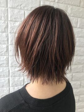 ニコラ(NICOLA) ラフボブ×ベビーピンク