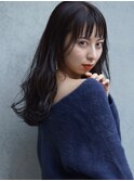 atelier.fem　ツヤ感ダークアッシュラベンダーウェーブ