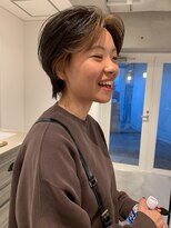 ラルジュ(large)&nbsp;【large】フェイスフレーミング　かき上げハンサムヘア　by鈴木