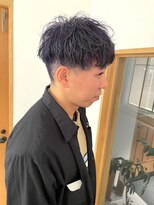 ニア 清澄白河(nir) 〈清澄白河 半個室〉刈り上げマッシュ/ブルーパープル